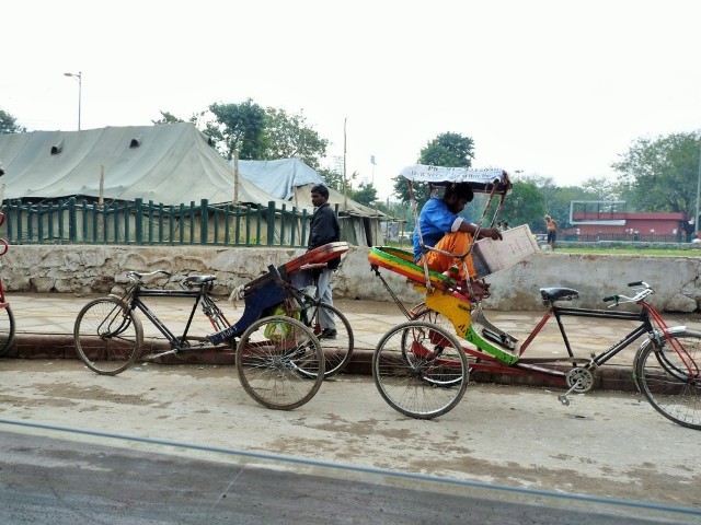 Rickshaw, moyen de transport insolite en Inde - Blog voyage Smilingandtraveling