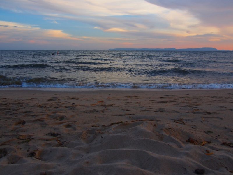 Sunset on Kep beach