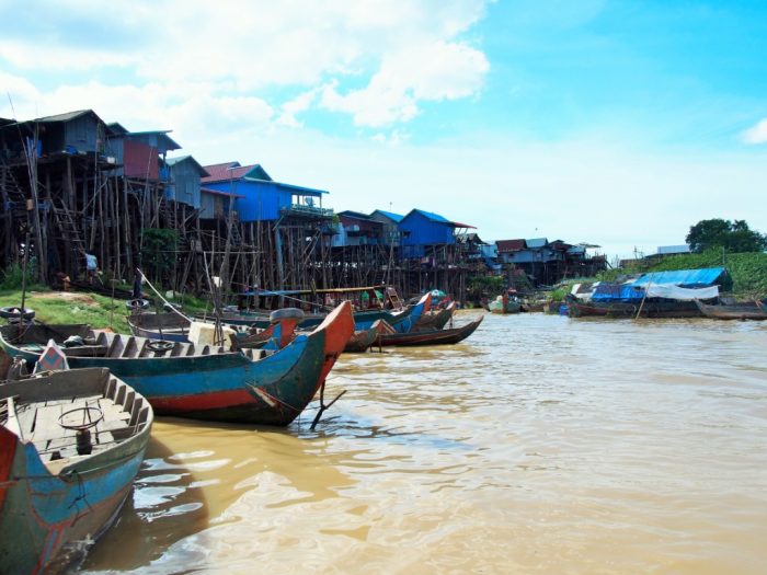 Villages Flottants Kompong Phluk Tonle Sap au Cambodge
