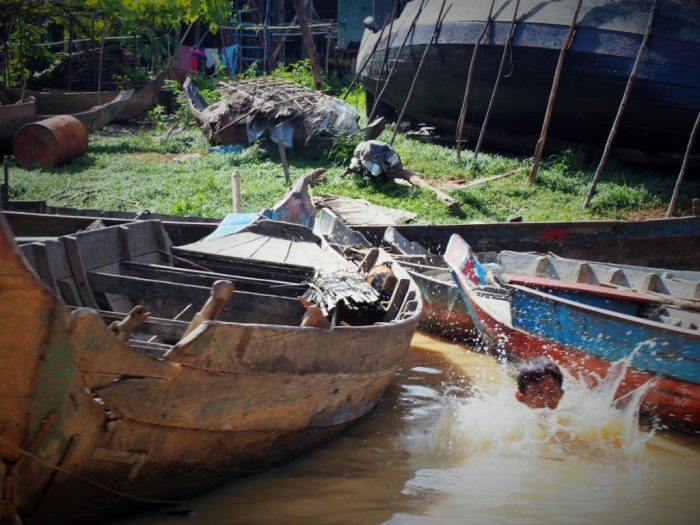 Villages Flottants Kompong Phluk Tonle Sap au Cambodge