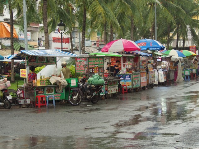 Mousson à Can tho, Vietnam