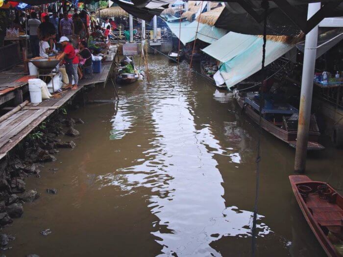 marché flottant Bangkok