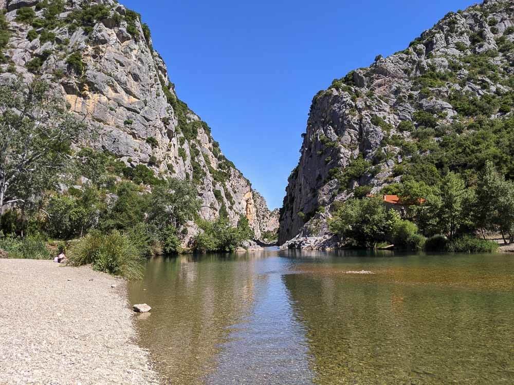 plage gorges gouleyrous, tautavel