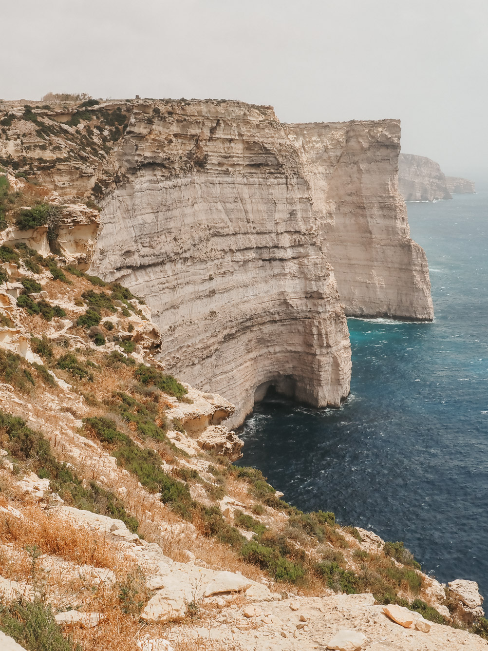 Les falaises de Ta’Cenc, Gozo