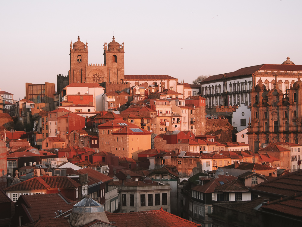 Vue depuis le Miradouro da Vitoria à Porto