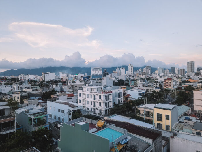 vue sur la ville de Da Nang au Vietnam