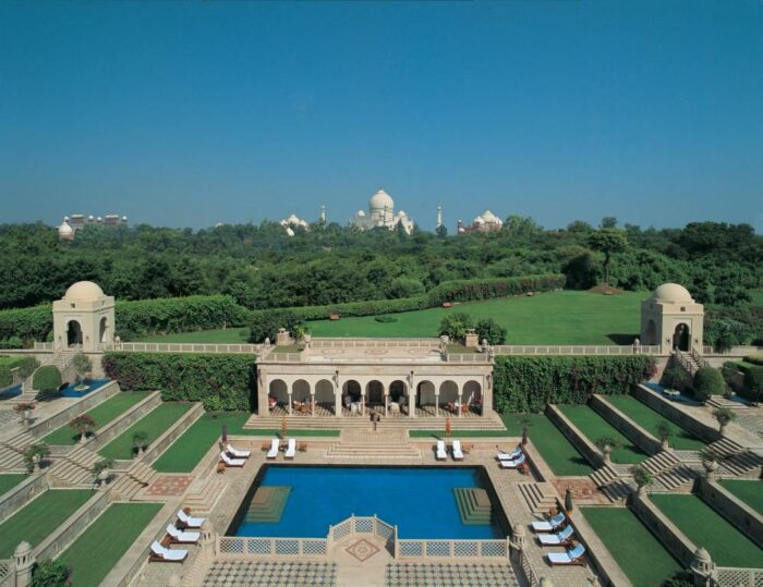 hotel de luxe pour visiter le Taj Mahal à Agra en Inde