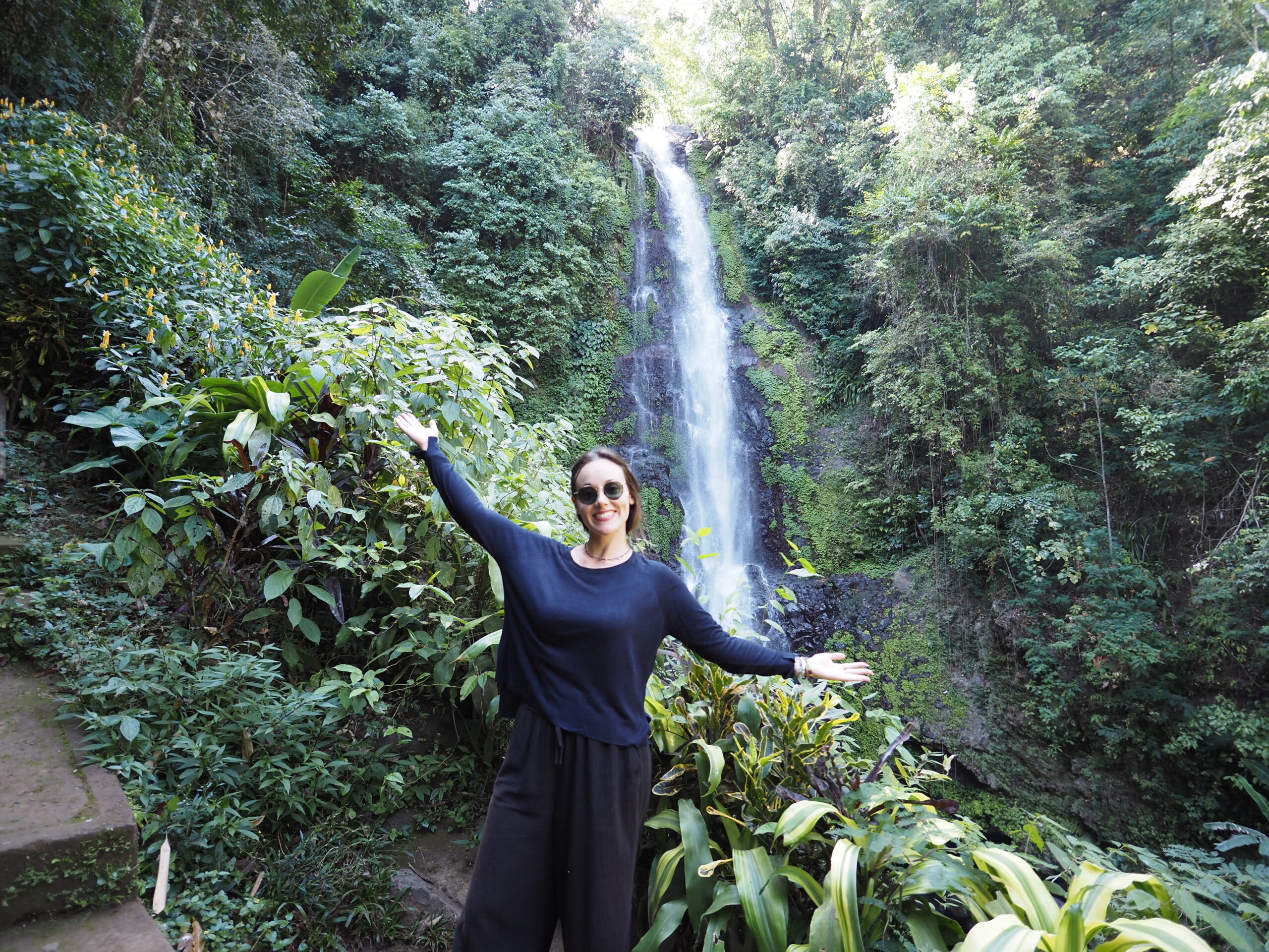 Melanting waterfall, randonnée des 3 cascades Munduk, Bali