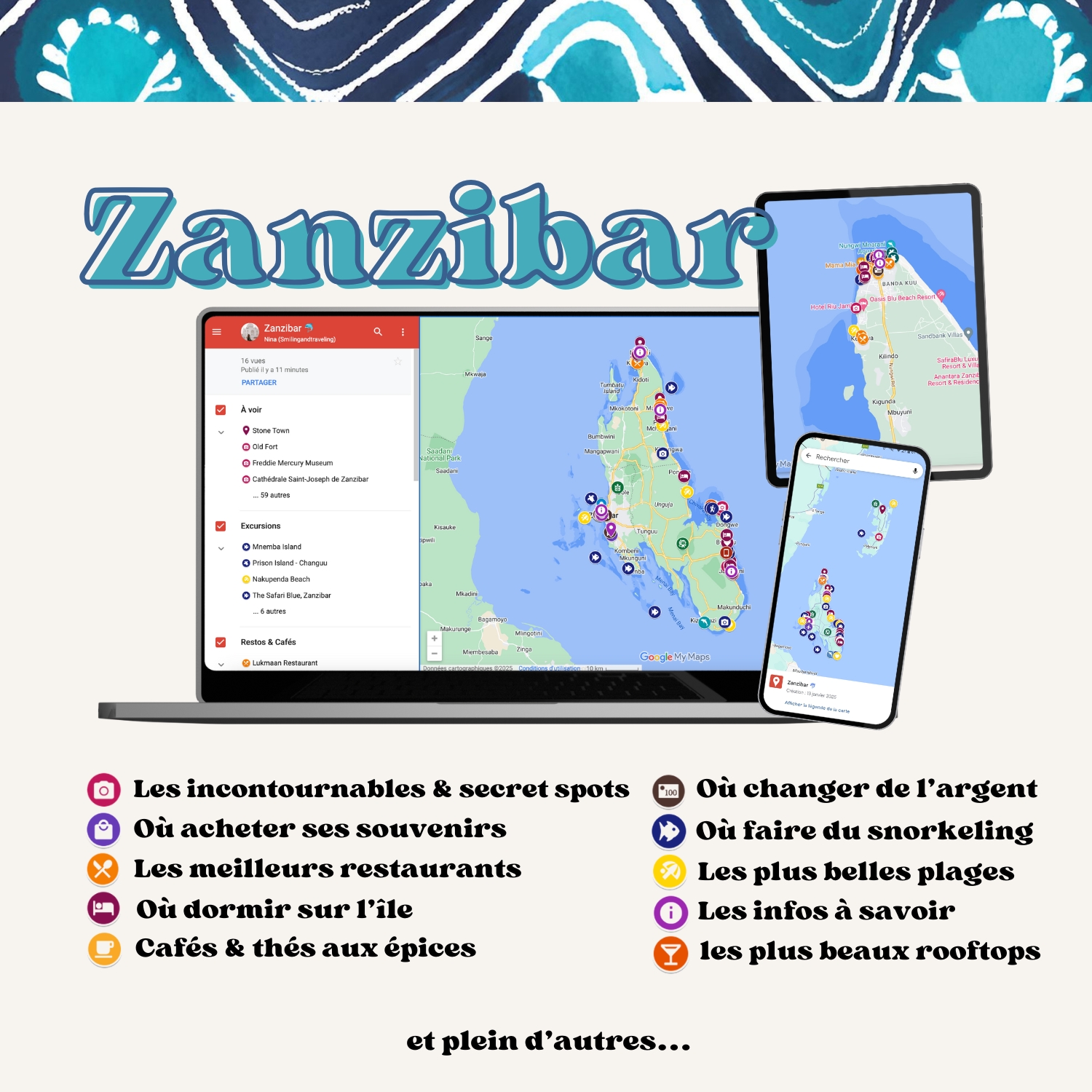 Carte Google Maps De Zanzibar Mes Meilleures Adresses Mes Carte Google Maps De Zanzibar Mes Meilleures Adresses Mes