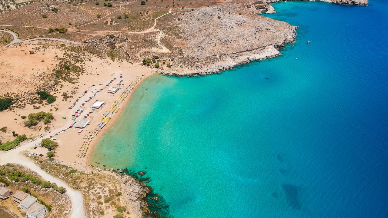 Agathi Beach, blog rhodes grèce