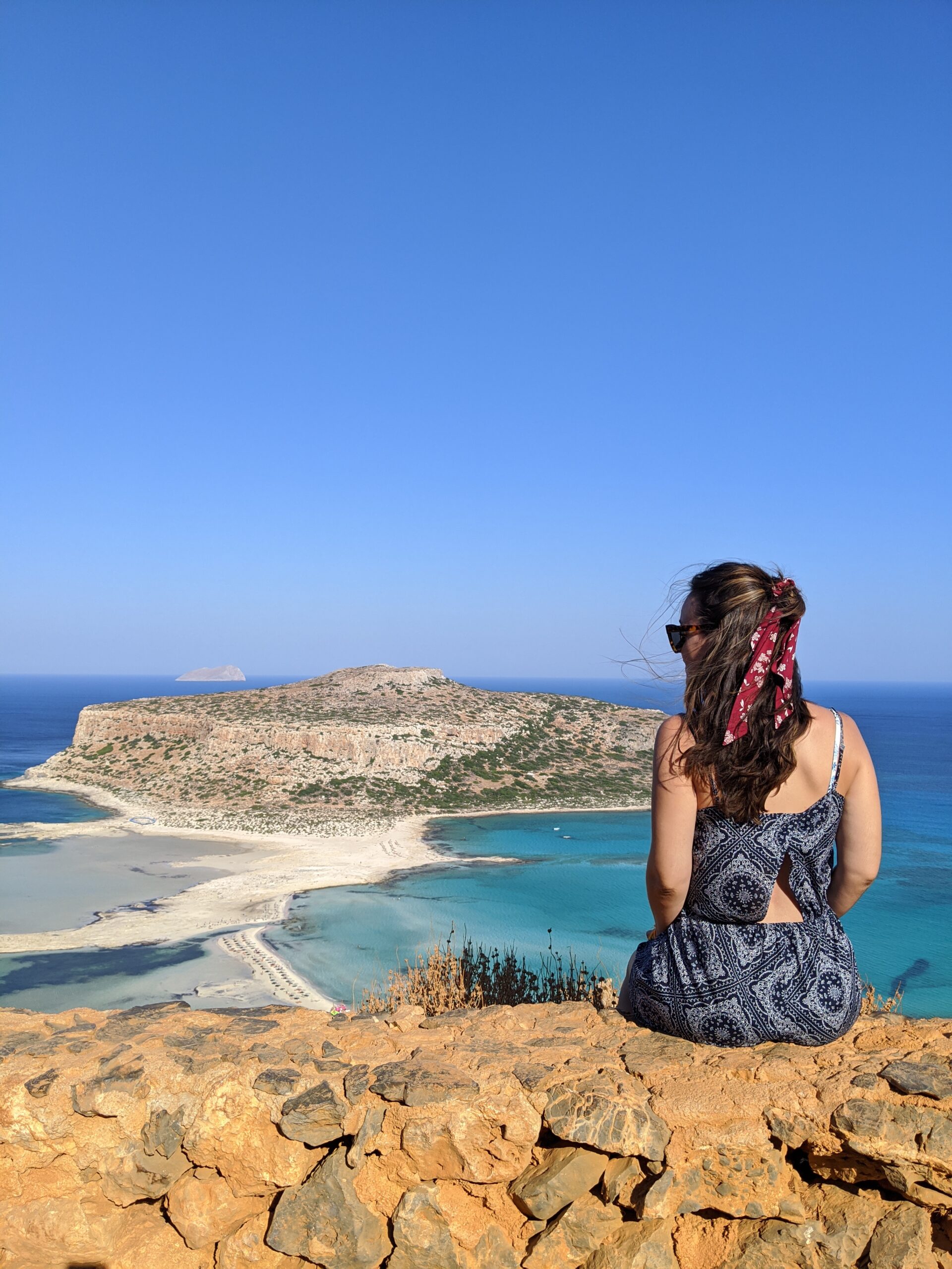 que faire en Crète : point de vue sur Balos Beach