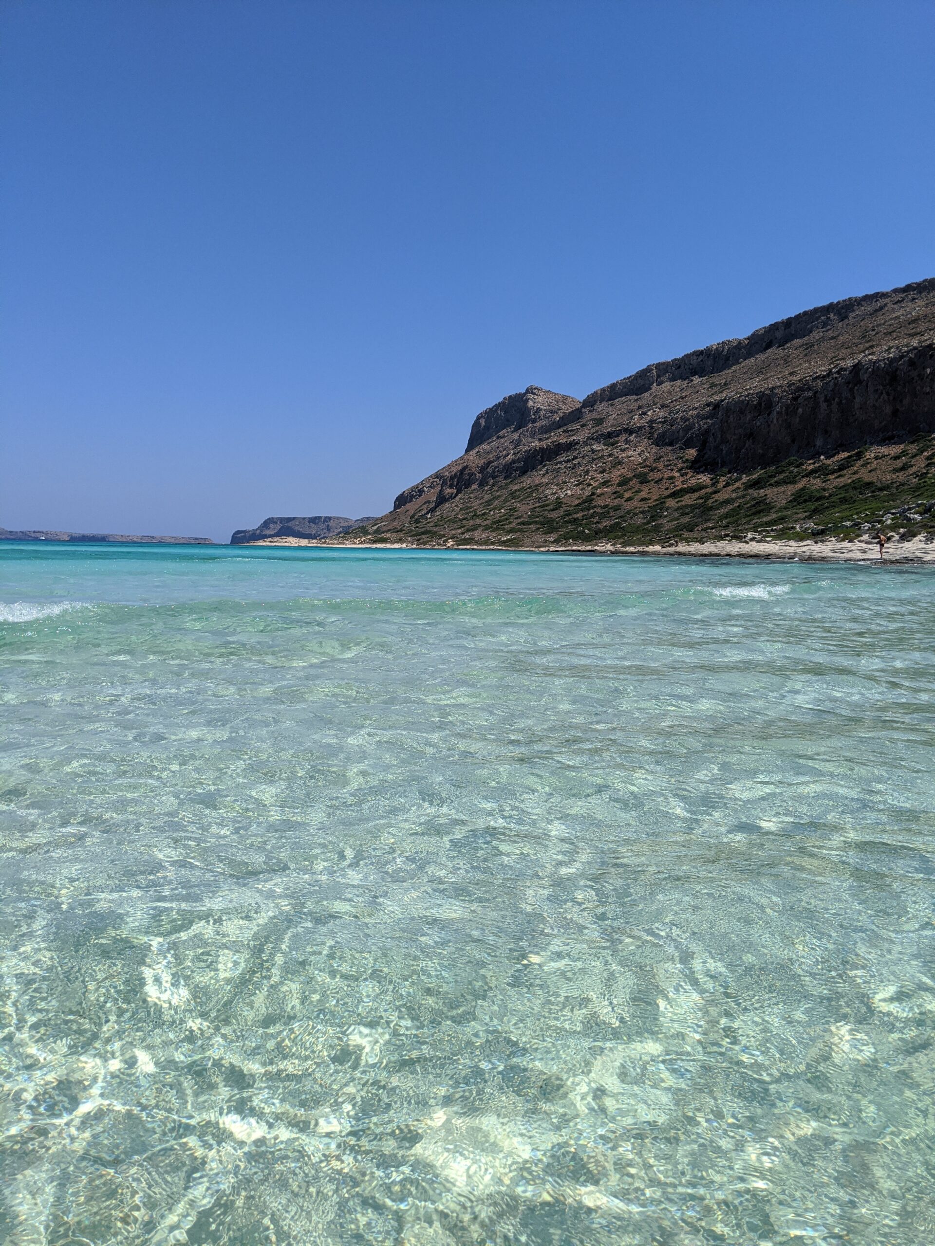 eau translucide balos beach