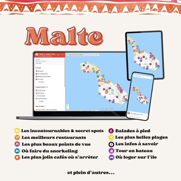 Carte Google Maps de Malte : Mes Meilleures Adresses !