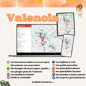 Carte Google Maps de Valence, Espagne : Mes Meilleures Adresses !